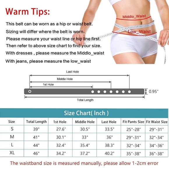 NWOT Leather Belts - Picture 6 of 8